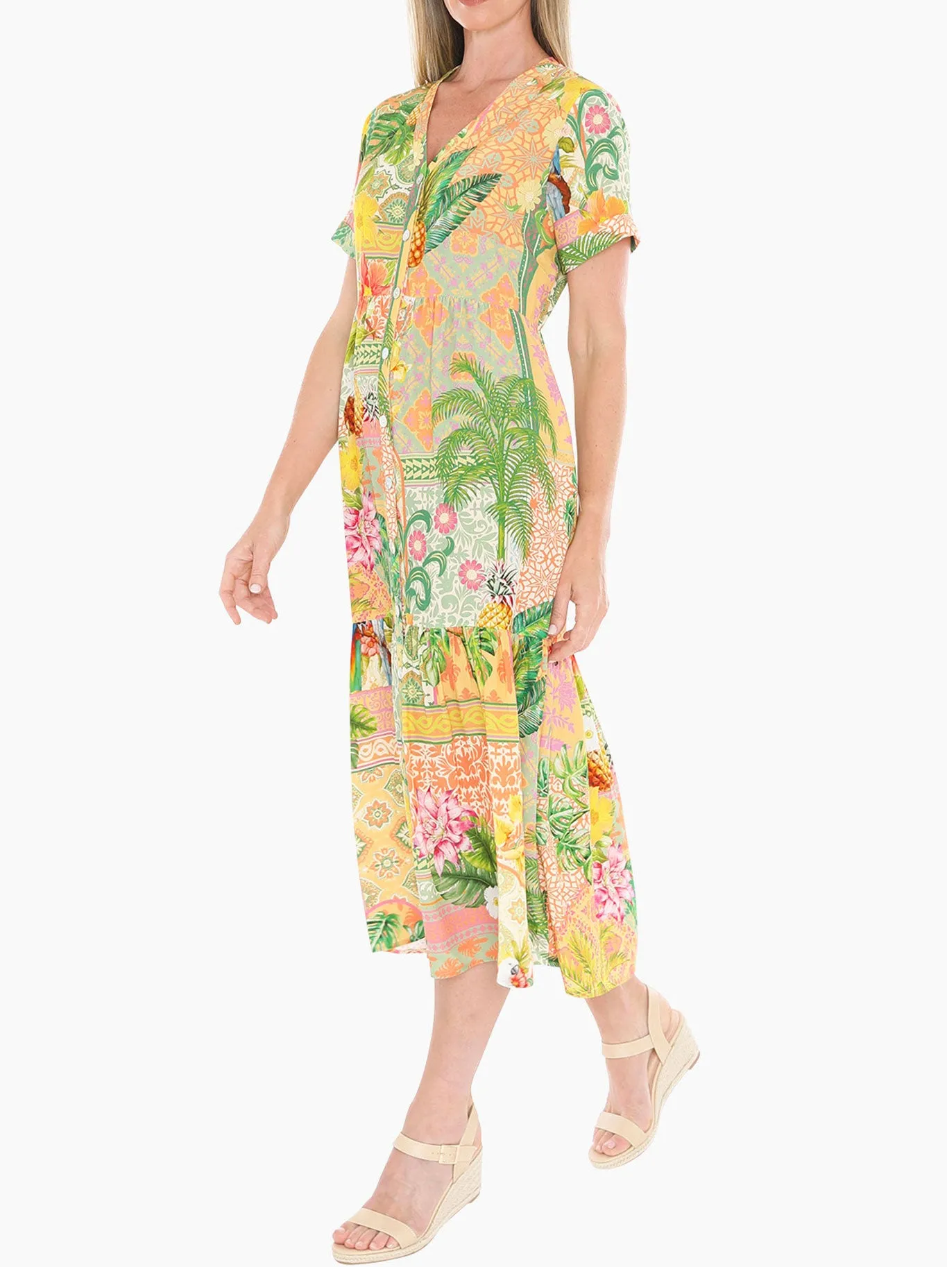 JUMP PINA COLADA TIERED DRESS sold by ENNI product image thumbnail 2