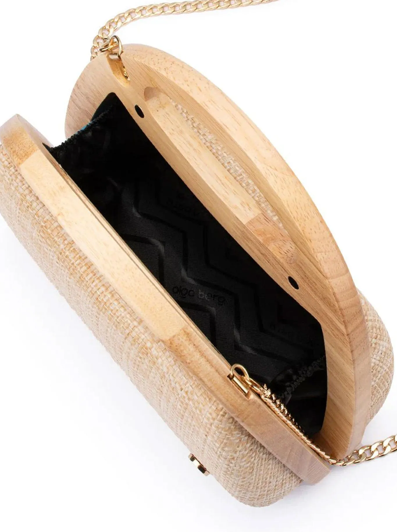 OLGA BERG SARAH WOODEN BAG sold by ENNI product image thumbnail 5