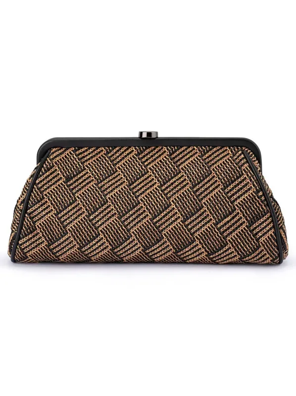 OLGA BERG LOIS WOVEN BAG sold by ENNI