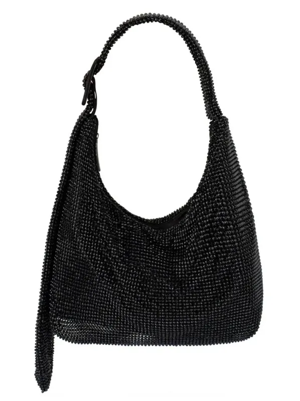 OLGA BERG CALYPSO CRYSTAL MESH BAG made by Olga Berg