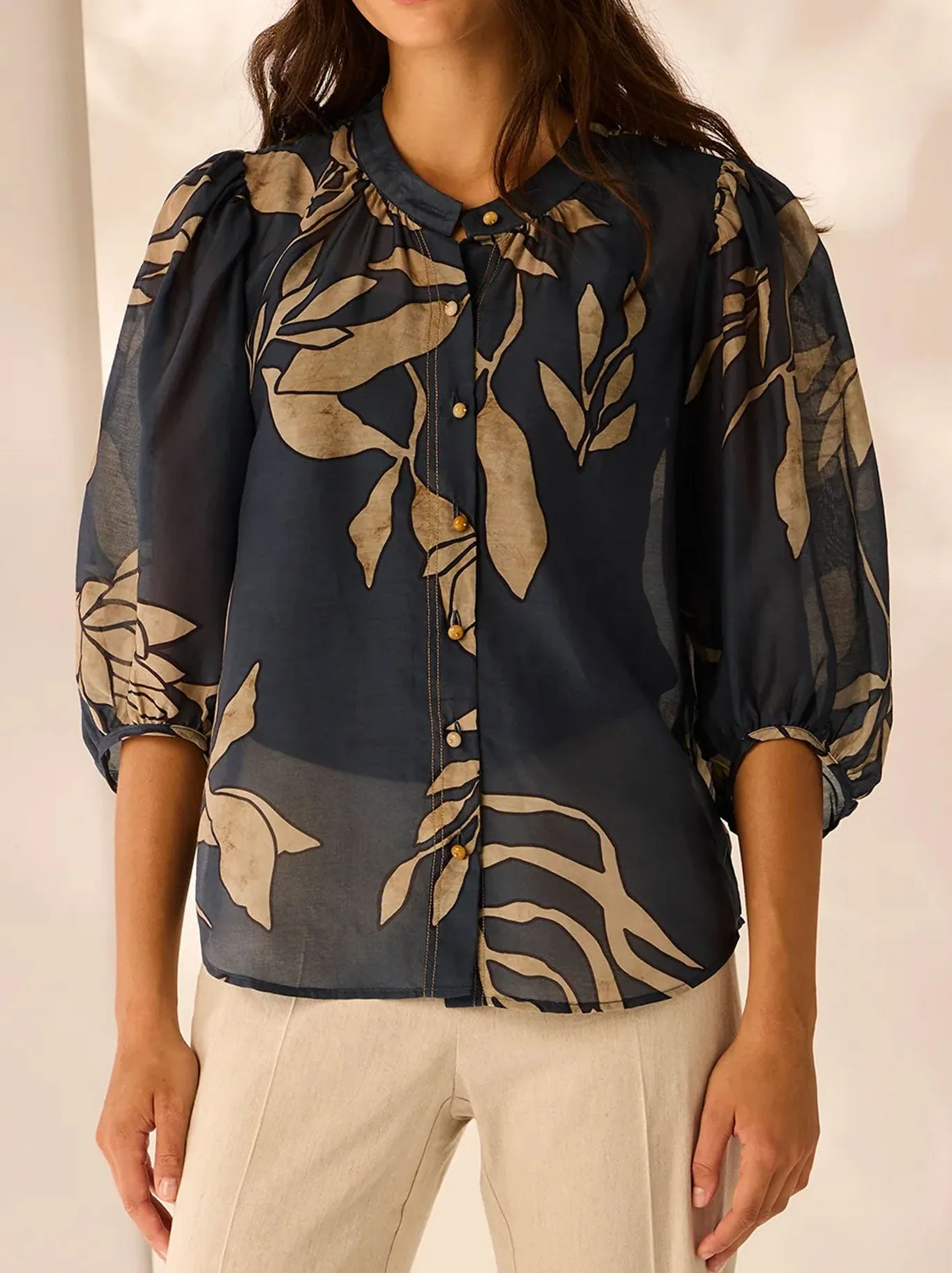 LANIA THE LABEL CHINO SHIRT sold by ENNI