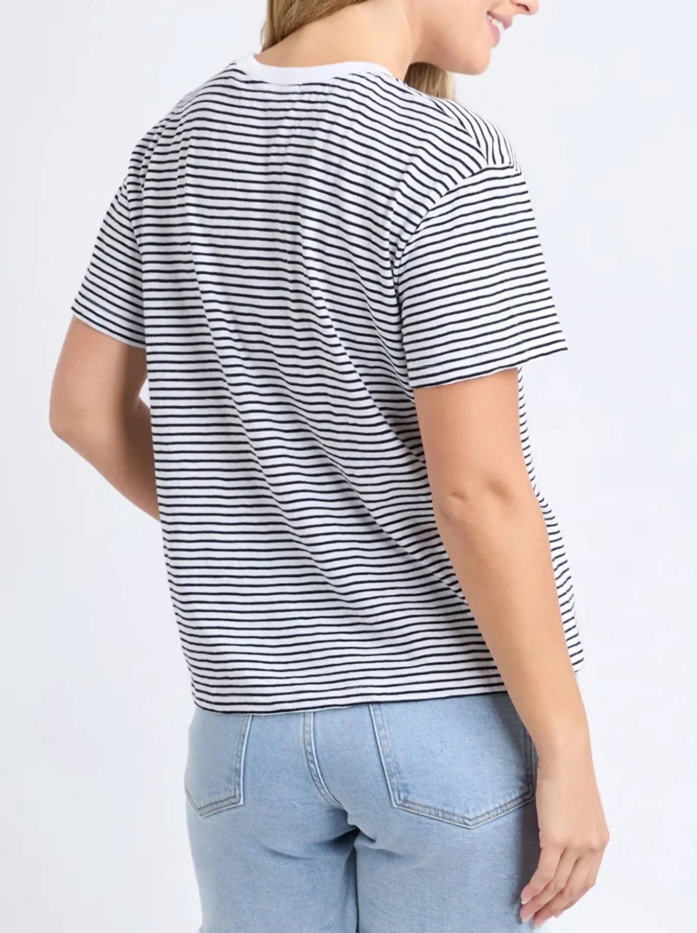 FOXWOOD HUTCH STRIPE TEE sold by ENNI product image thumbnail 4