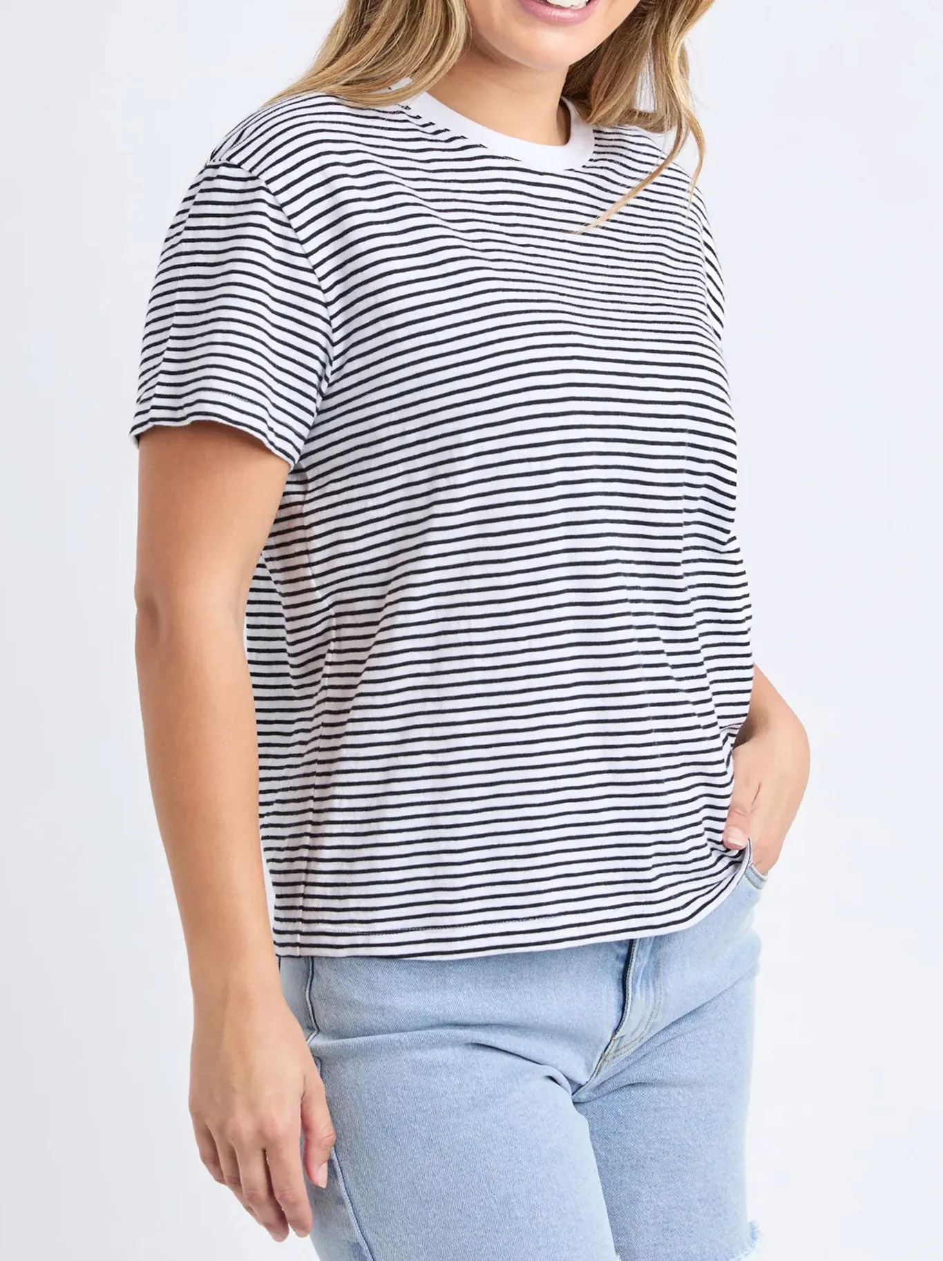 FOXWOOD HUTCH STRIPE TEE sold by ENNI product image thumbnail 2