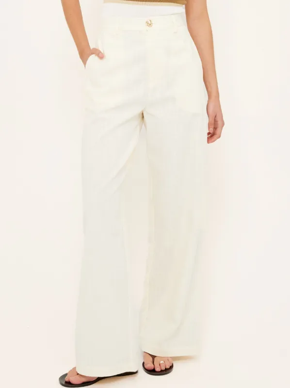 STAPLE THE LABEL VERA WIDE LEG PANTS sold by ENNI