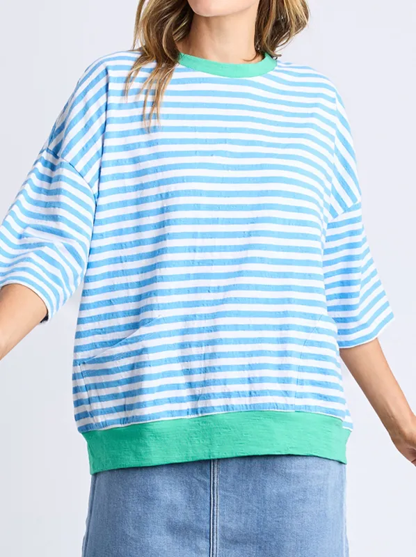 ELM MAZIE STRIPE SWEAT sold by ENNI