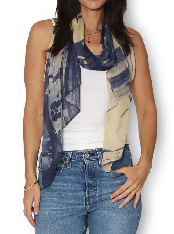 THE ARTISTS LABEL EVENING IN PORTUGAL SCARF sold by ENNI