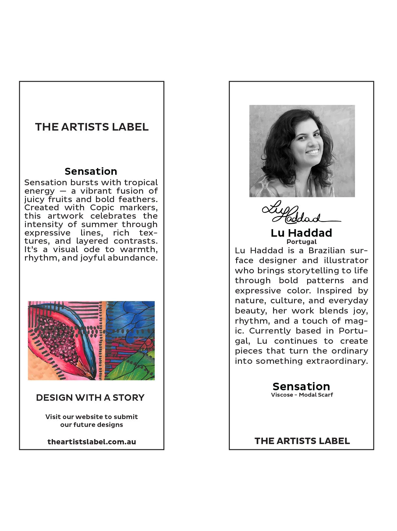 THE ARTISTS LABEL SENSATION SCARF sold by ENNI product image thumbnail 3