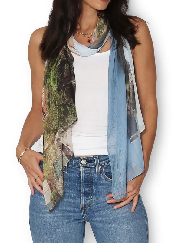 THE ARTISTS LABEL LAKE COMO SCARF sold by ENNI