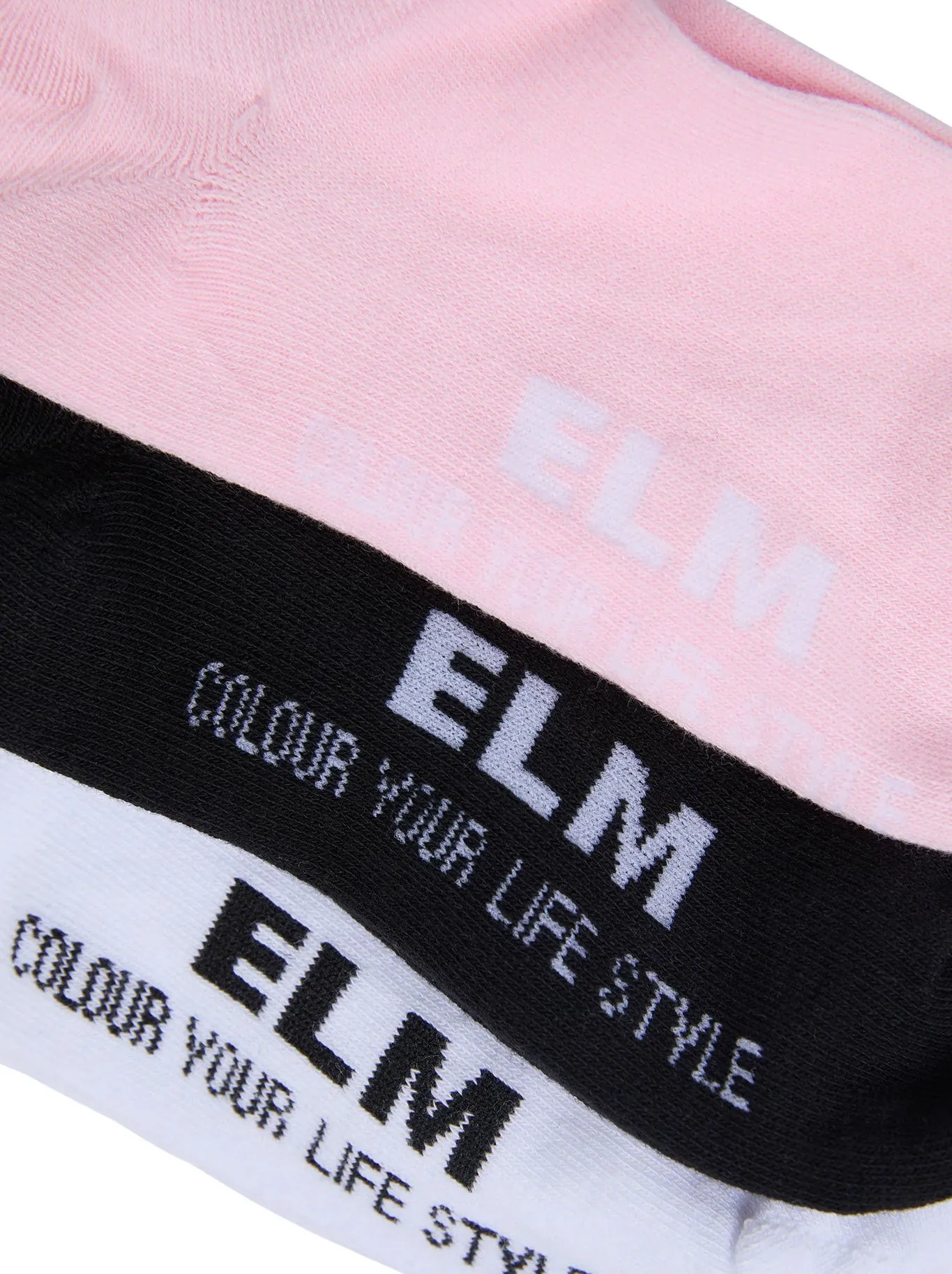 ELM 3 PACK NO SHOW SOCKS sold by ENNI product image thumbnail 2