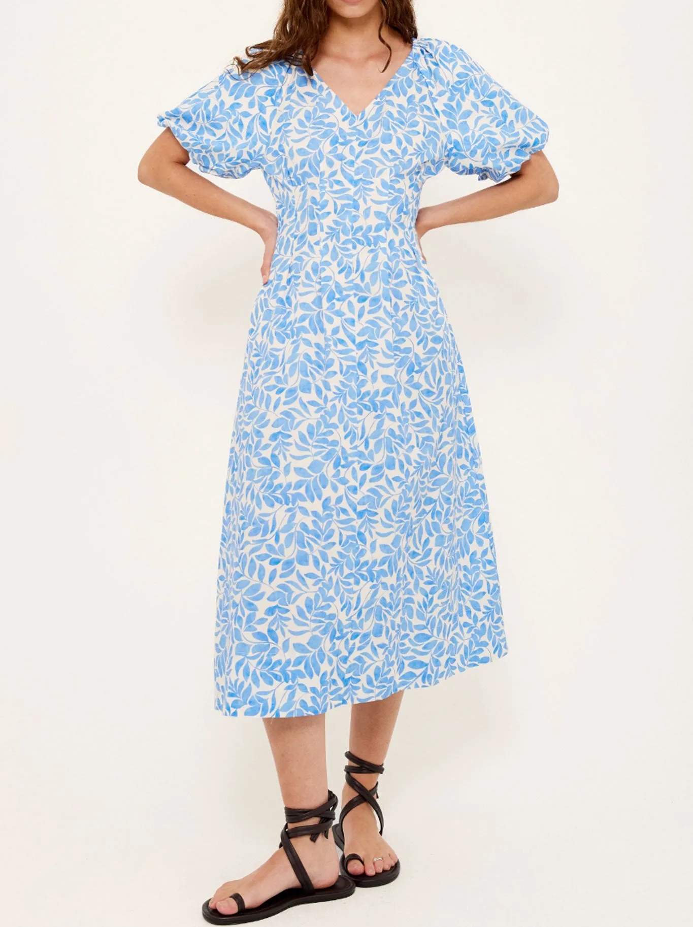 STAPLE THE LABEL SOLEA V-NECK MIDI DRESS sold by ENNI product image thumbnail 2