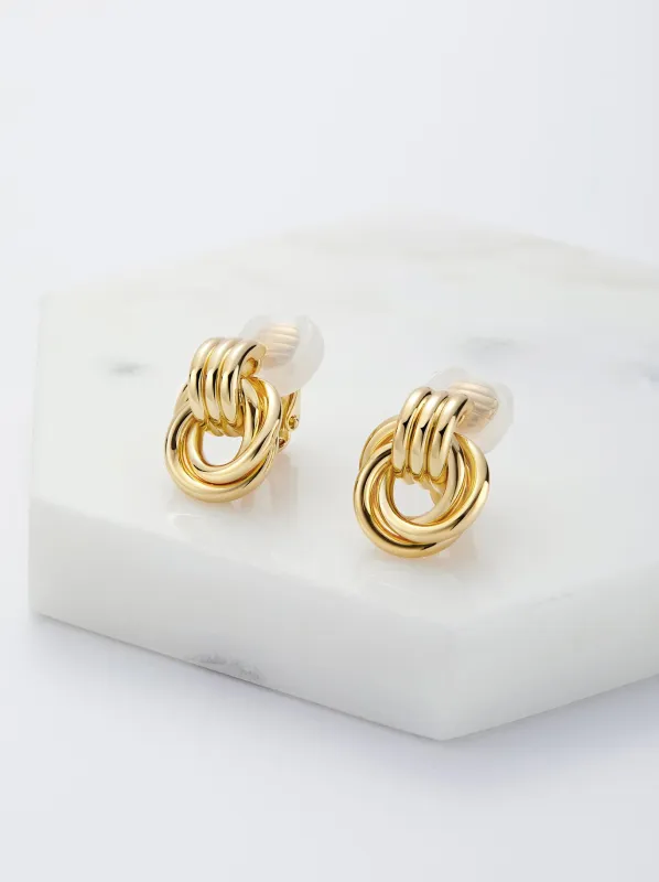 ZAFINO POPPY CLIP ON EARRING made by ENNI