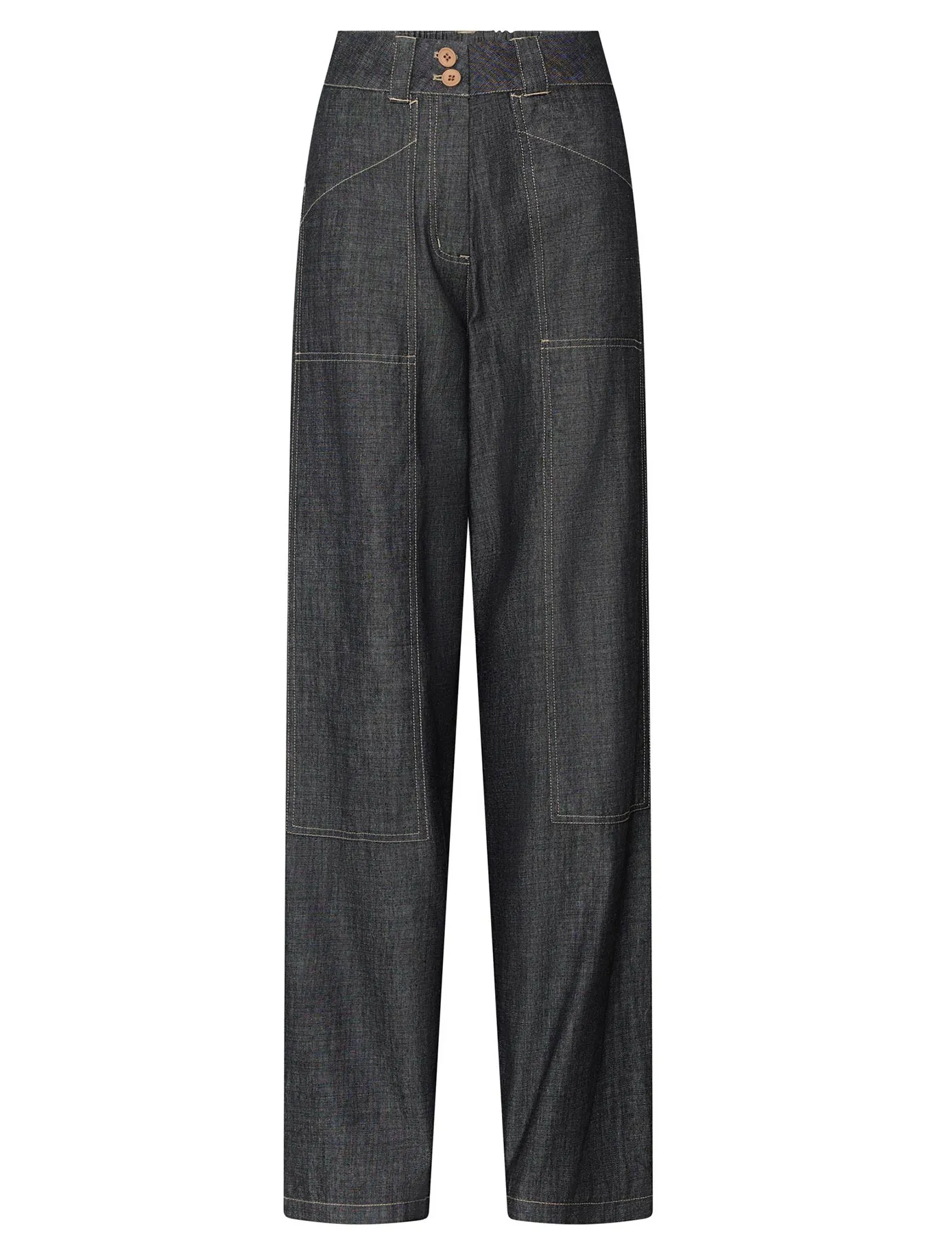 POL MUHLE DENIM BARREL PANT sold by ENNI product image thumbnail 3