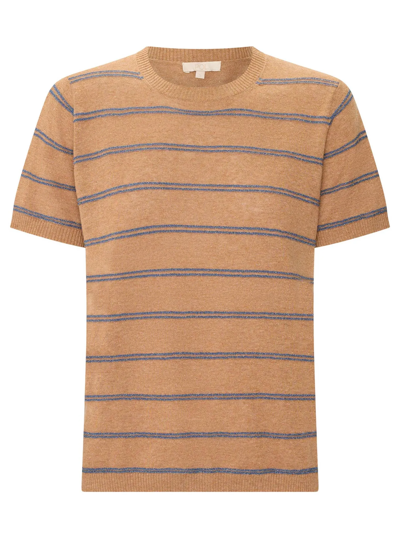 POL SABLE LUREX STRIPE TEE sold by ENNI product image thumbnail 5
