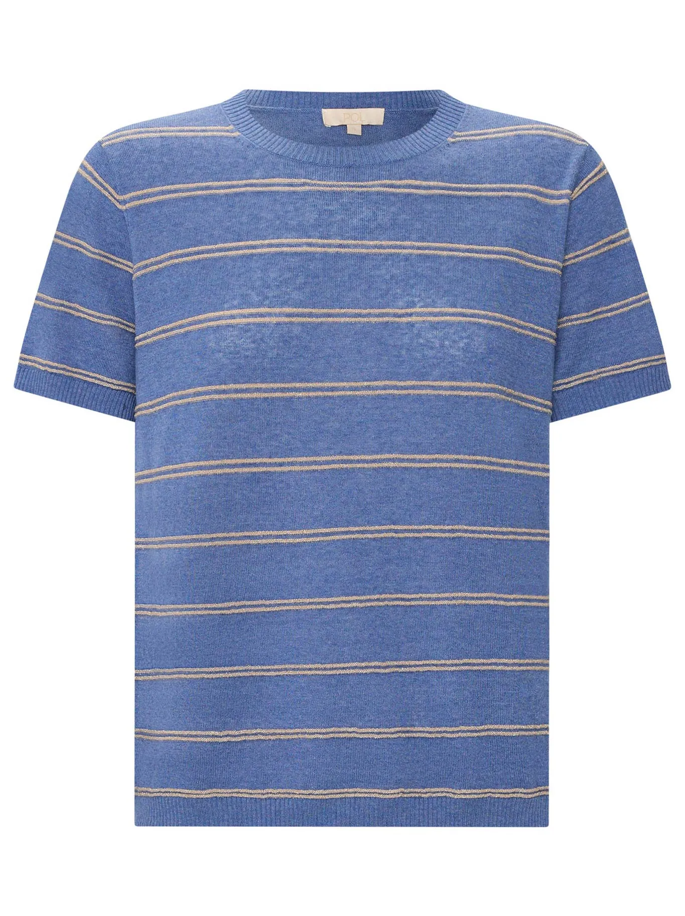 POL SABLE LUREX STRIPE TEE sold by ENNI product image thumbnail 2