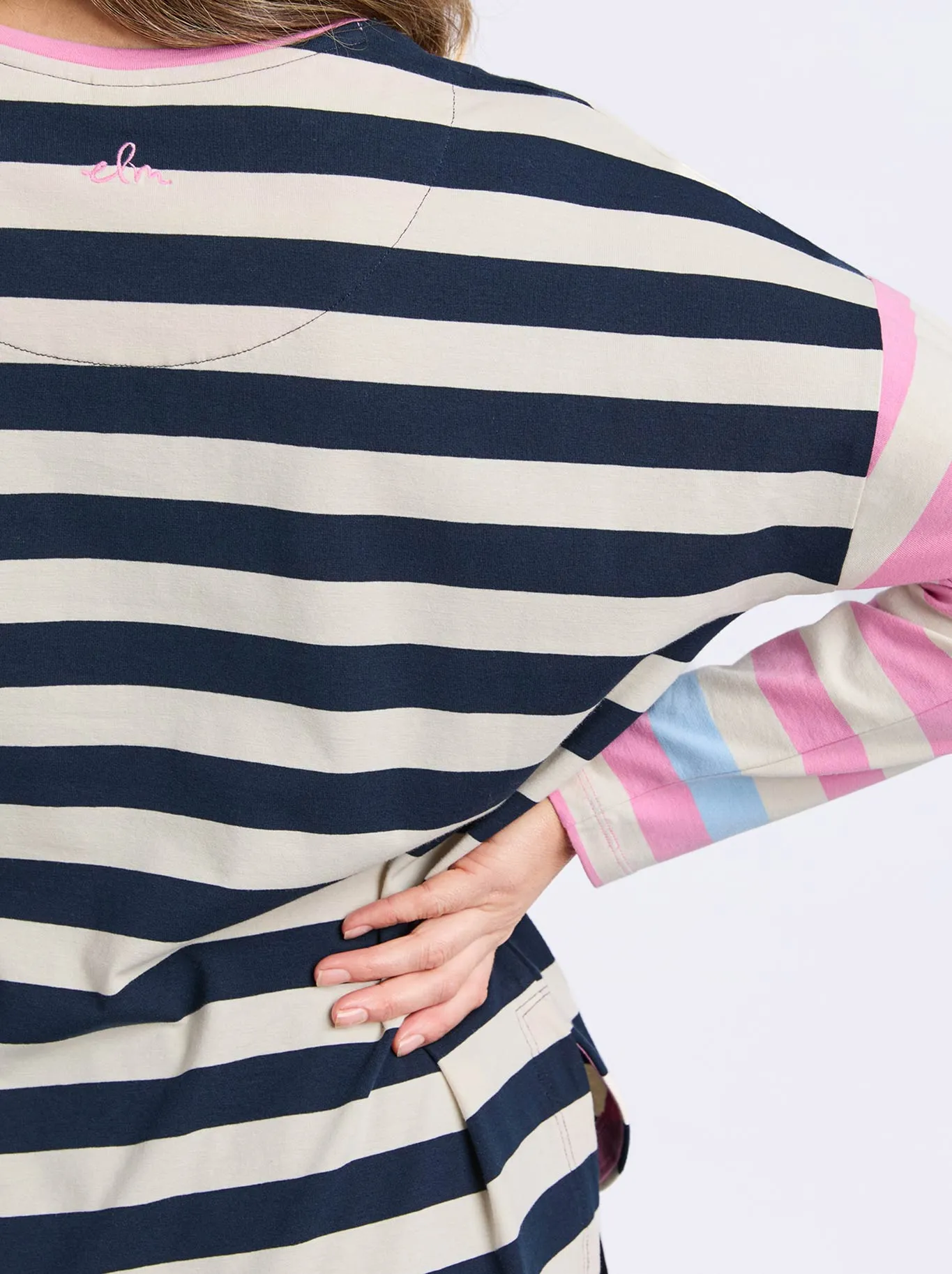 ELM GAEB STRIPE LONG SLEEVE TEE sold by ENNI product image thumbnail 3