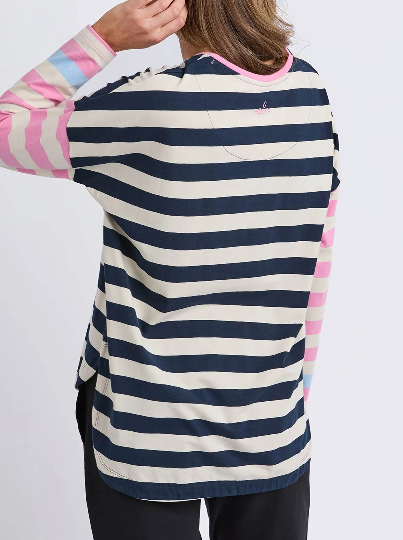 ELM GAEB STRIPE LONG SLEEVE TEE sold by ENNI product image thumbnail 4