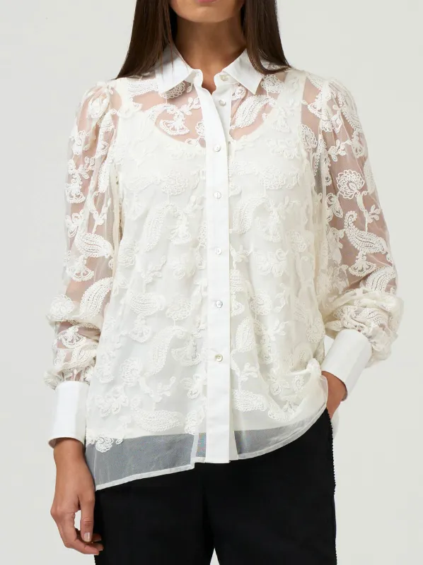 LOOBIE'S STORY FILIGREE SHIRT made by ENNI