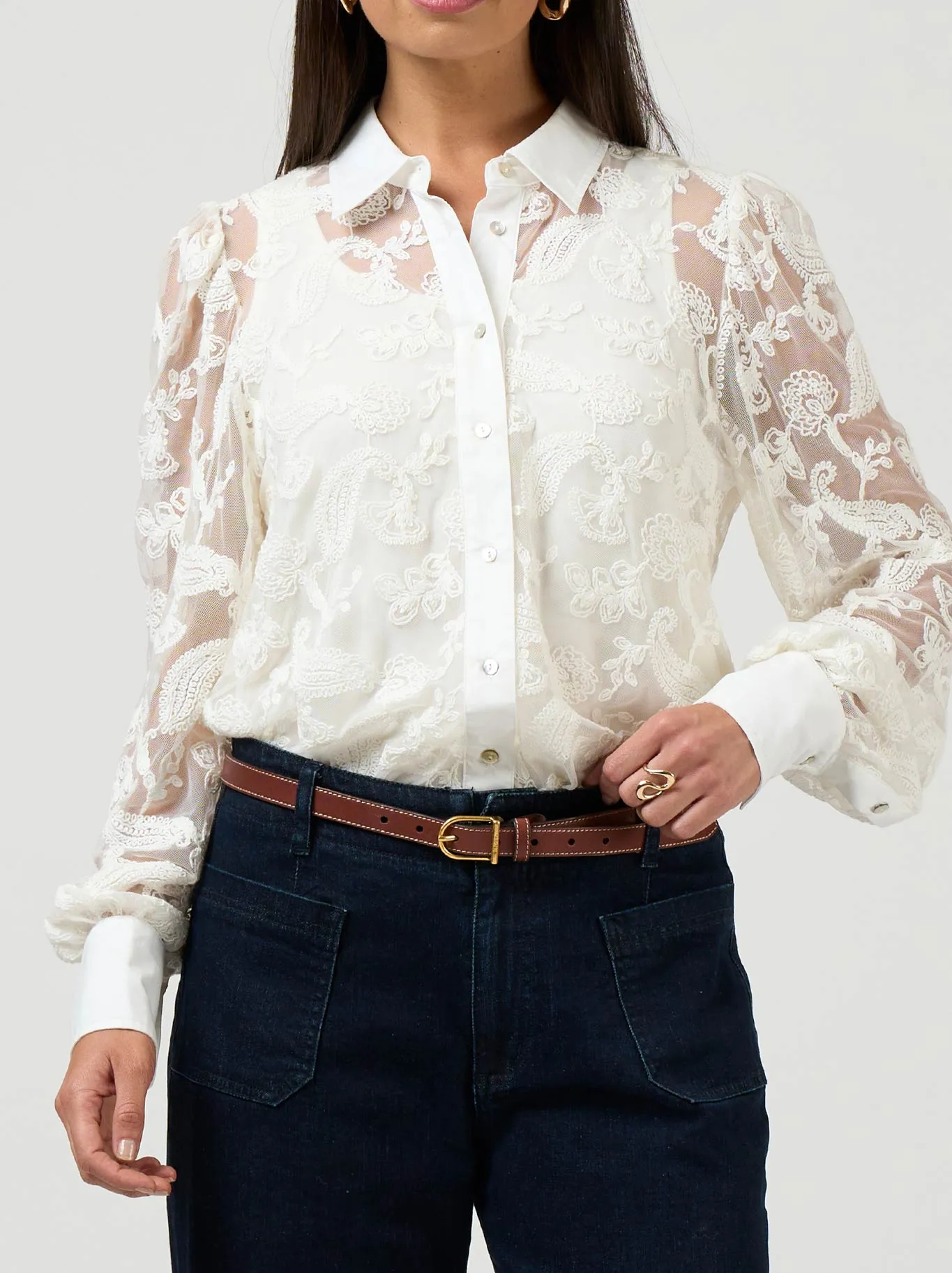 LOOBIE'S STORY FILIGREE SHIRT sold by ENNI product image thumbnail 2