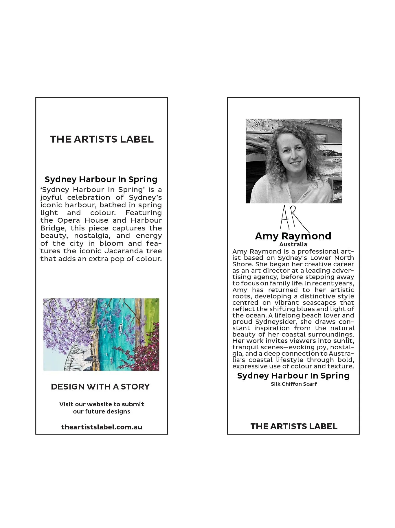 THE ARTISTS LABEL SYDNEY HARBOUR SILK SCARF sold by ENNI product image thumbnail 3