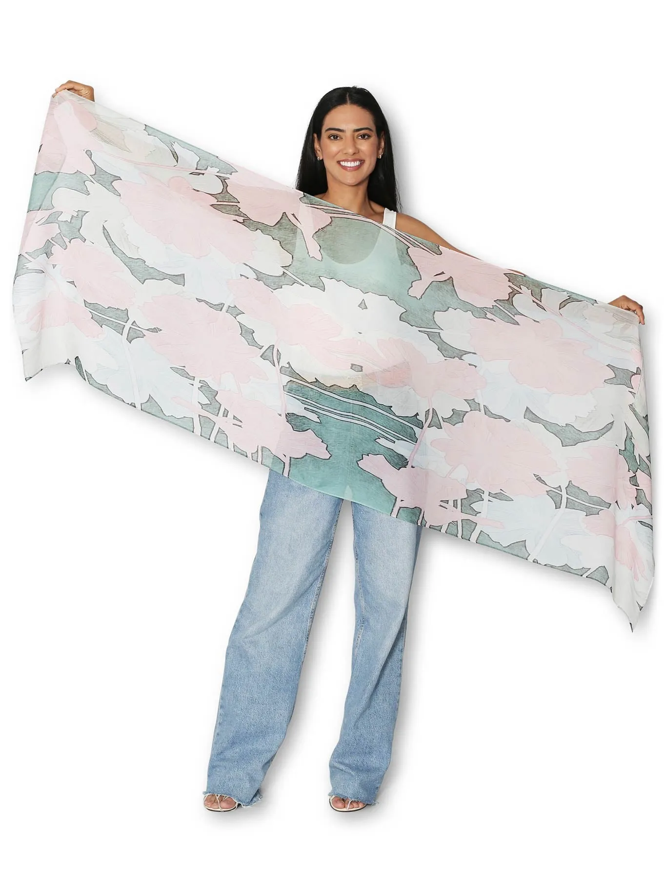 THE ARTISTS LABEL BLOOMS SCARF sold by ENNI product image thumbnail 2