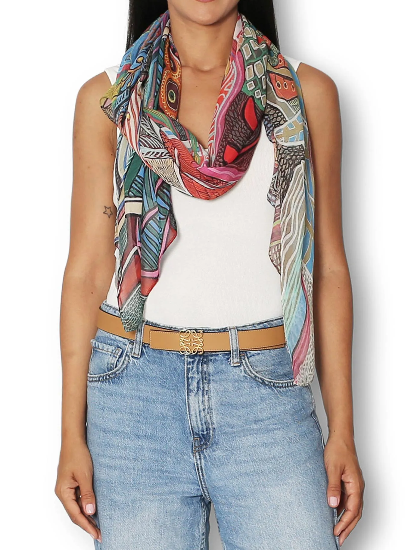 THE ARTISTS LABEL ABUNDANCE SCARF sold by ENNI