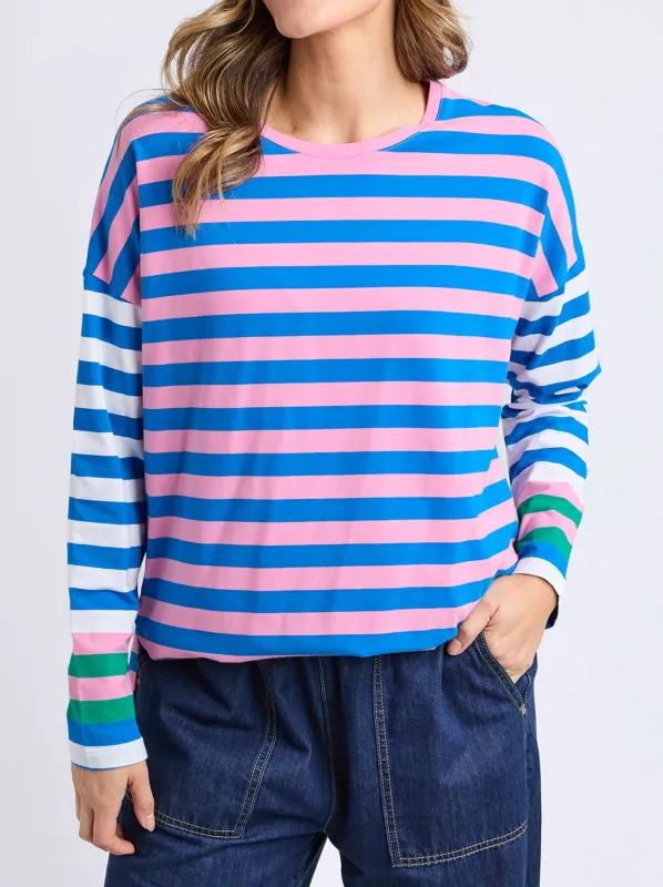 ELM TAFFY STRIPE LONG SLEEVE TEE made by Elm Lifestyle
