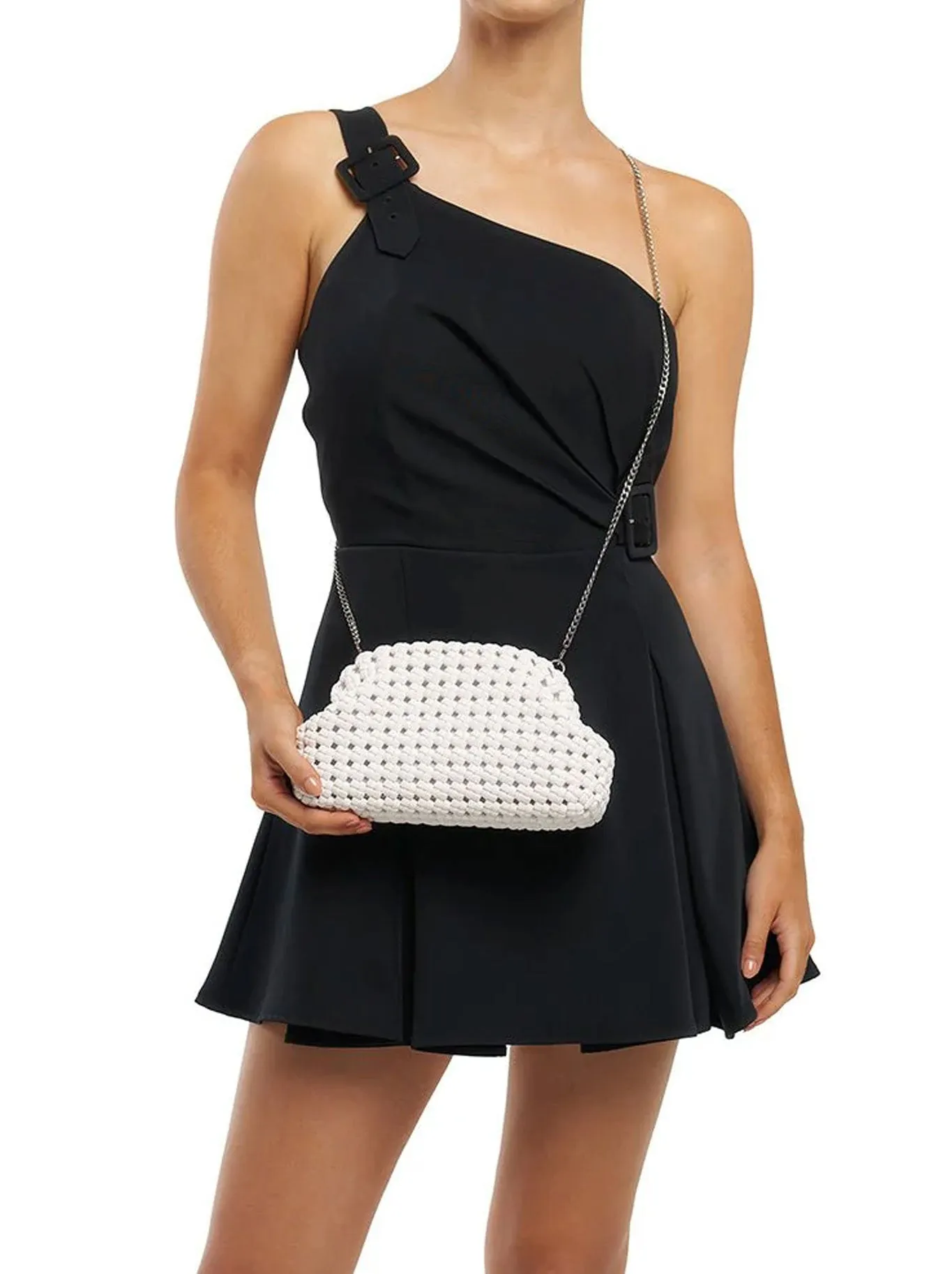 OLGA BERG EVERLY HAND WOVEN CLUTCH sold by ENNI product image thumbnail 2