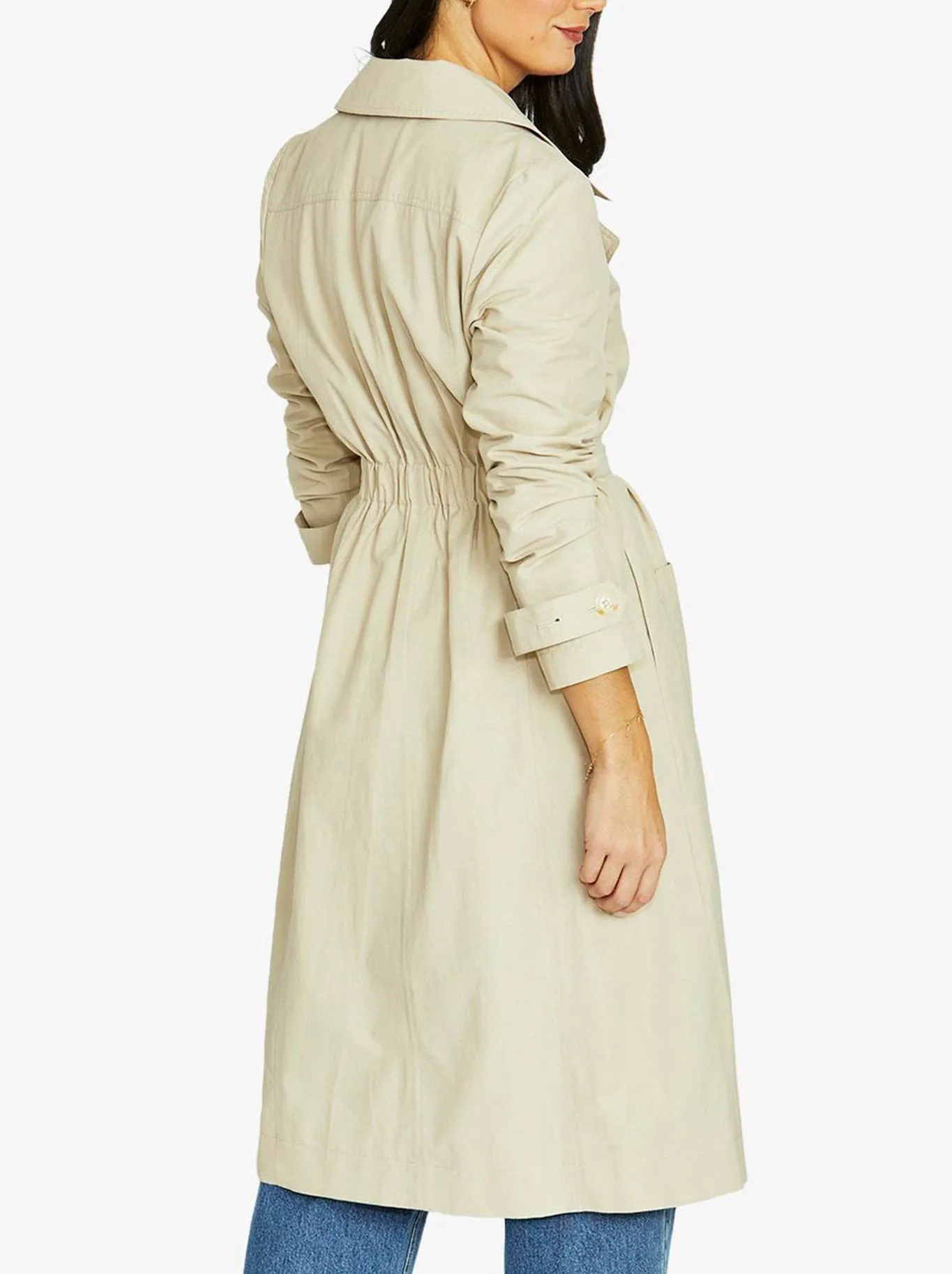JUMP GATHER BACK TRENCH sold by ENNI product image thumbnail 3