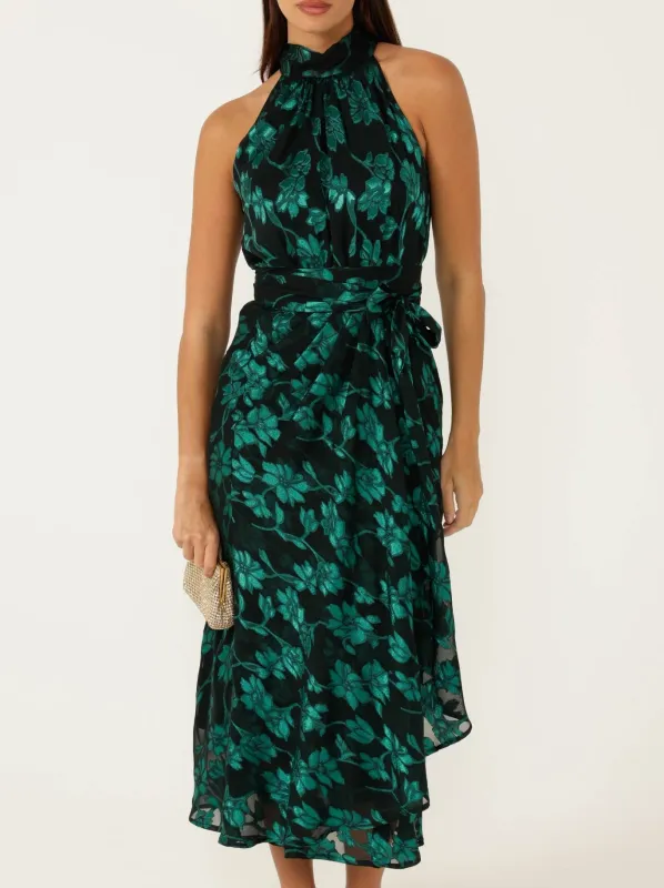 SACHA DRAKE AVELINE MIDI DRESS made by ENNI