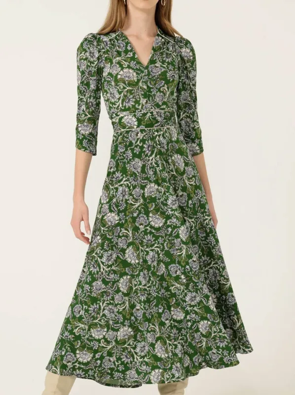 SACHA DRAKE CLOVER MIDI DRESS made by ENNI