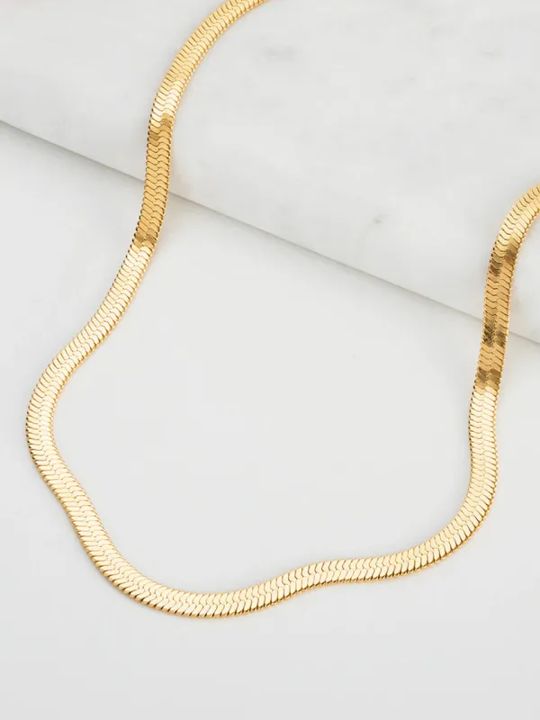 ZAFINO SNAKE CHAIN NECKLACE made by ENNI