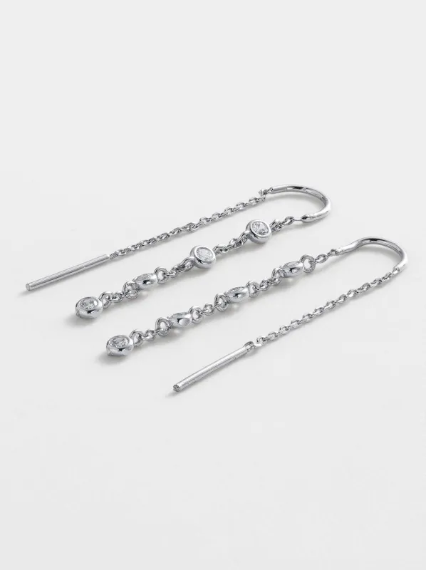 ZAFINO ADELE THREAD EARRING made by ENNI