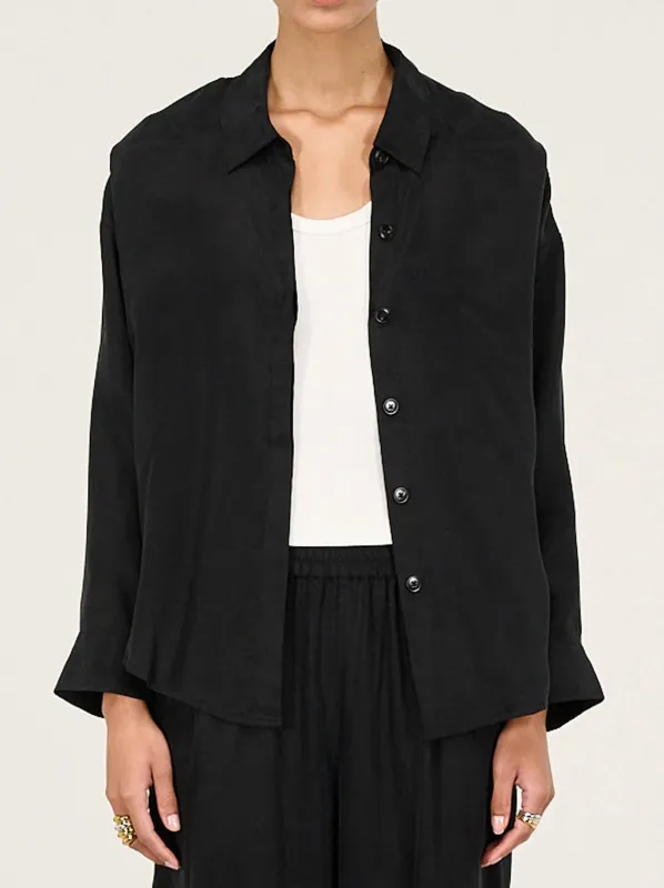 STAPLE THE LABEL SILVIE CUPRO SHIRT made by Staple