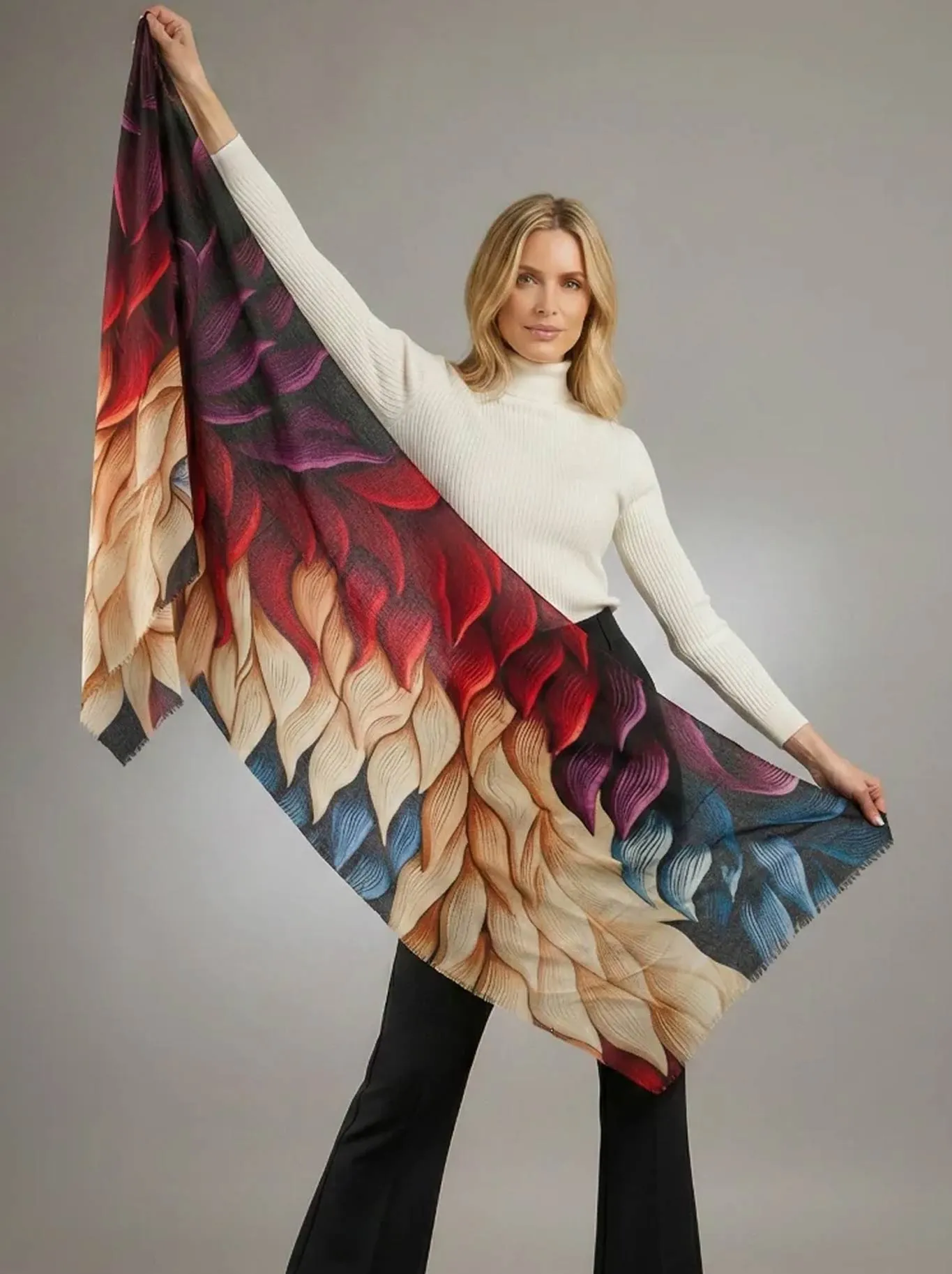 THE SCARF COMPANY CECILY WOOL SCARF sold by ENNI product image thumbnail 3