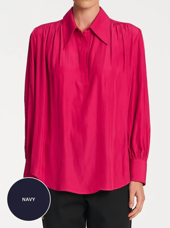 MELA PURDIE GATHERED BLOUSE made by ENNI