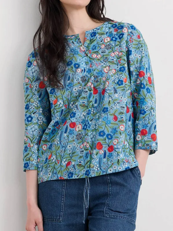 SEASALT WATERCOLOUR SKETCH TOP made by ENNI