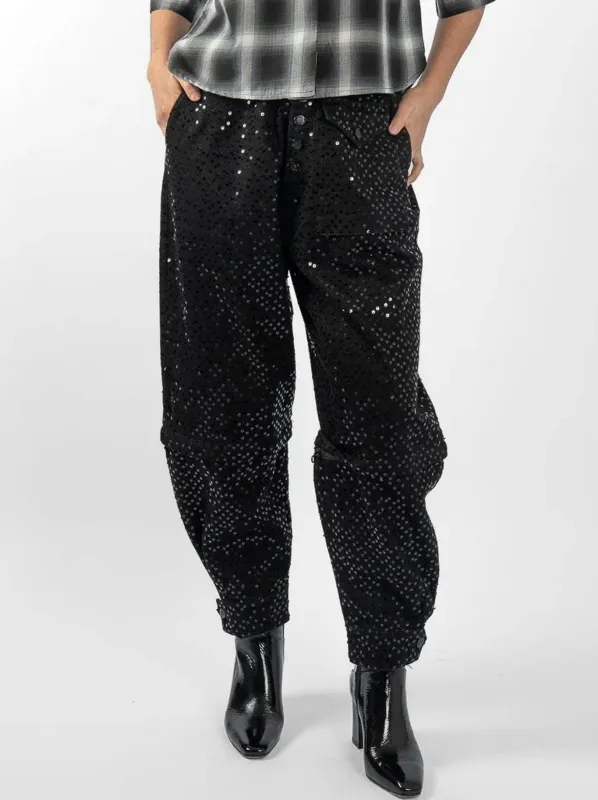 M.A DAINTY SEQUIN TRUCKER made by ENNI