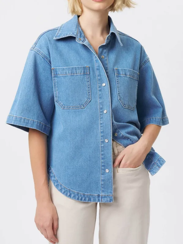 KIREINA BETH CORD SHIRT made by ENNI