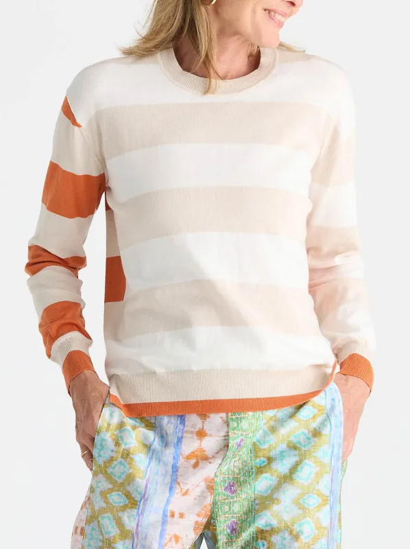 ZAKET & PLOVER COASTAL STRIPE KNIT made by ENNI