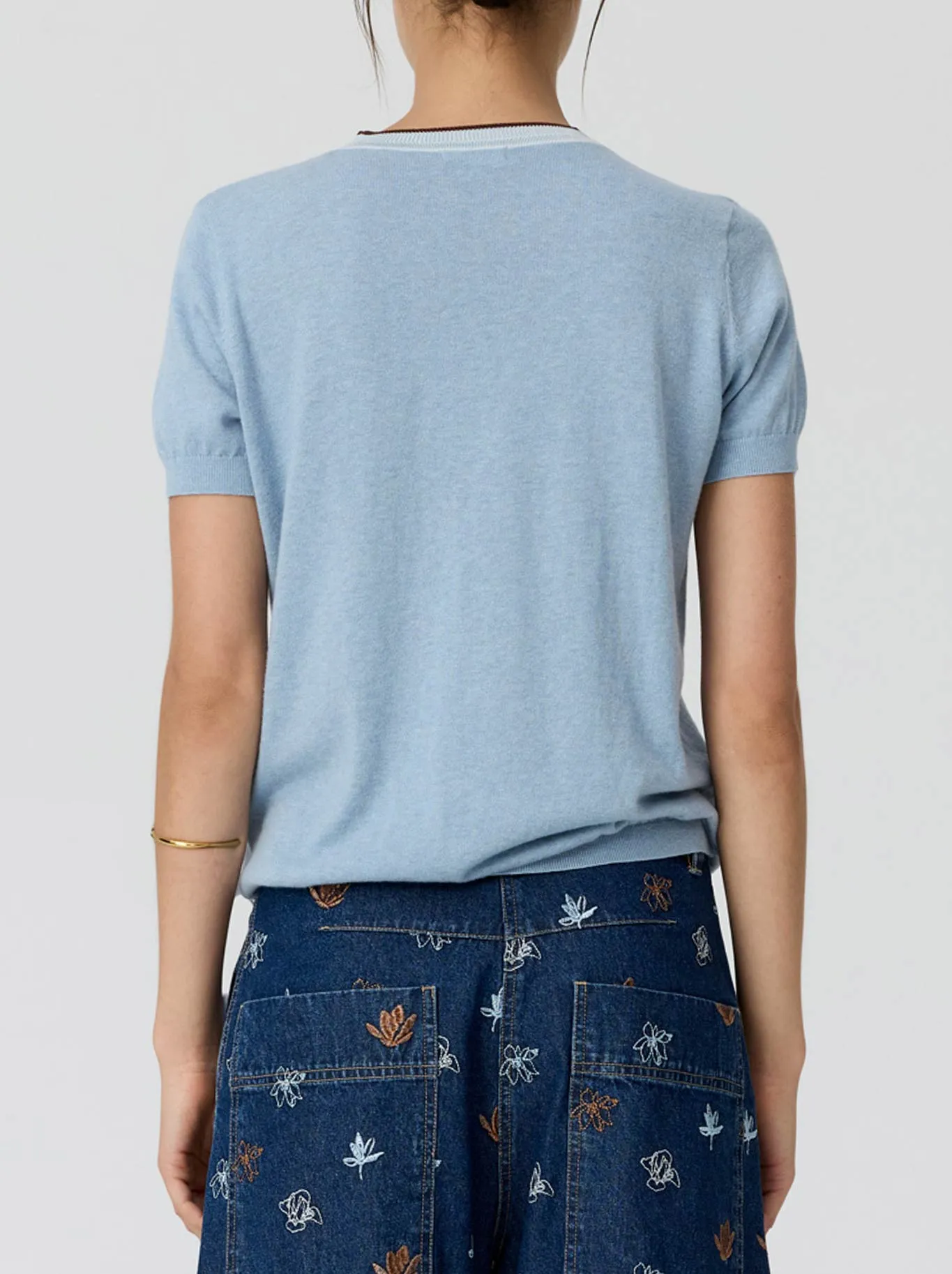 POL DILLON TEE WITH TIPPING sold by ENNI product image thumbnail 4