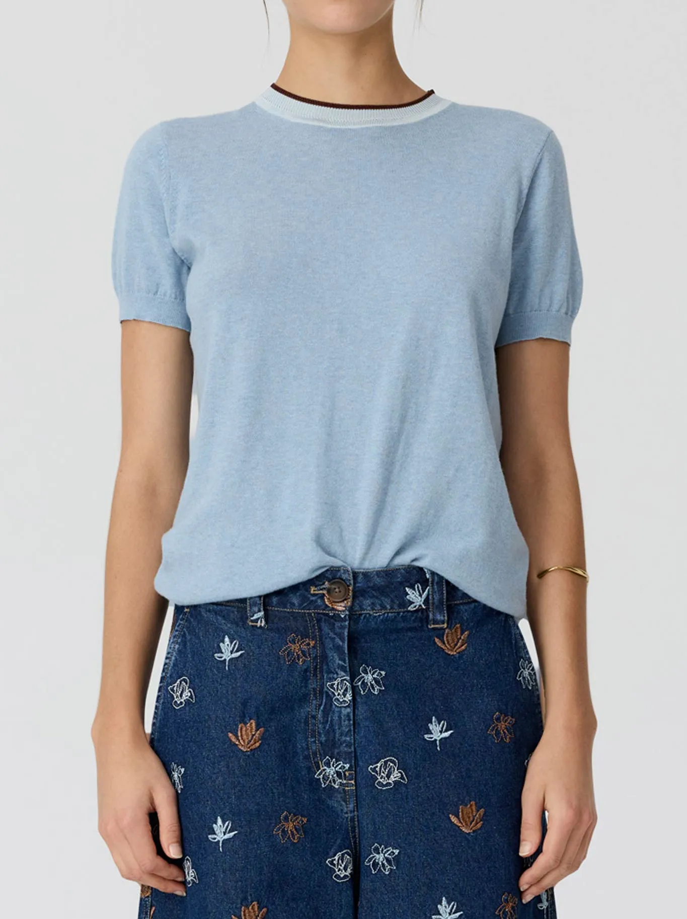 POL DILLON TEE WITH TIPPING sold by ENNI