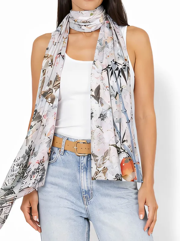 THE ARTISTS LABEL SEASONS IN JAPAN SCARF made by ENNI