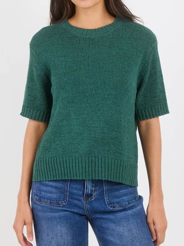 BY ROSA LOVEABLE TAPE YARN KNIT TEE made by ENNI