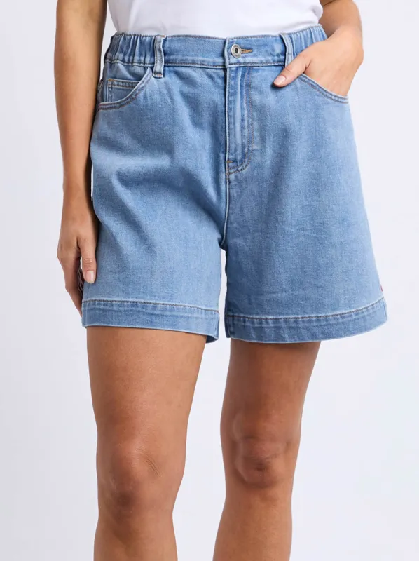 ELM BIRDIE DENIM SHORT made by Elm Lifestyle