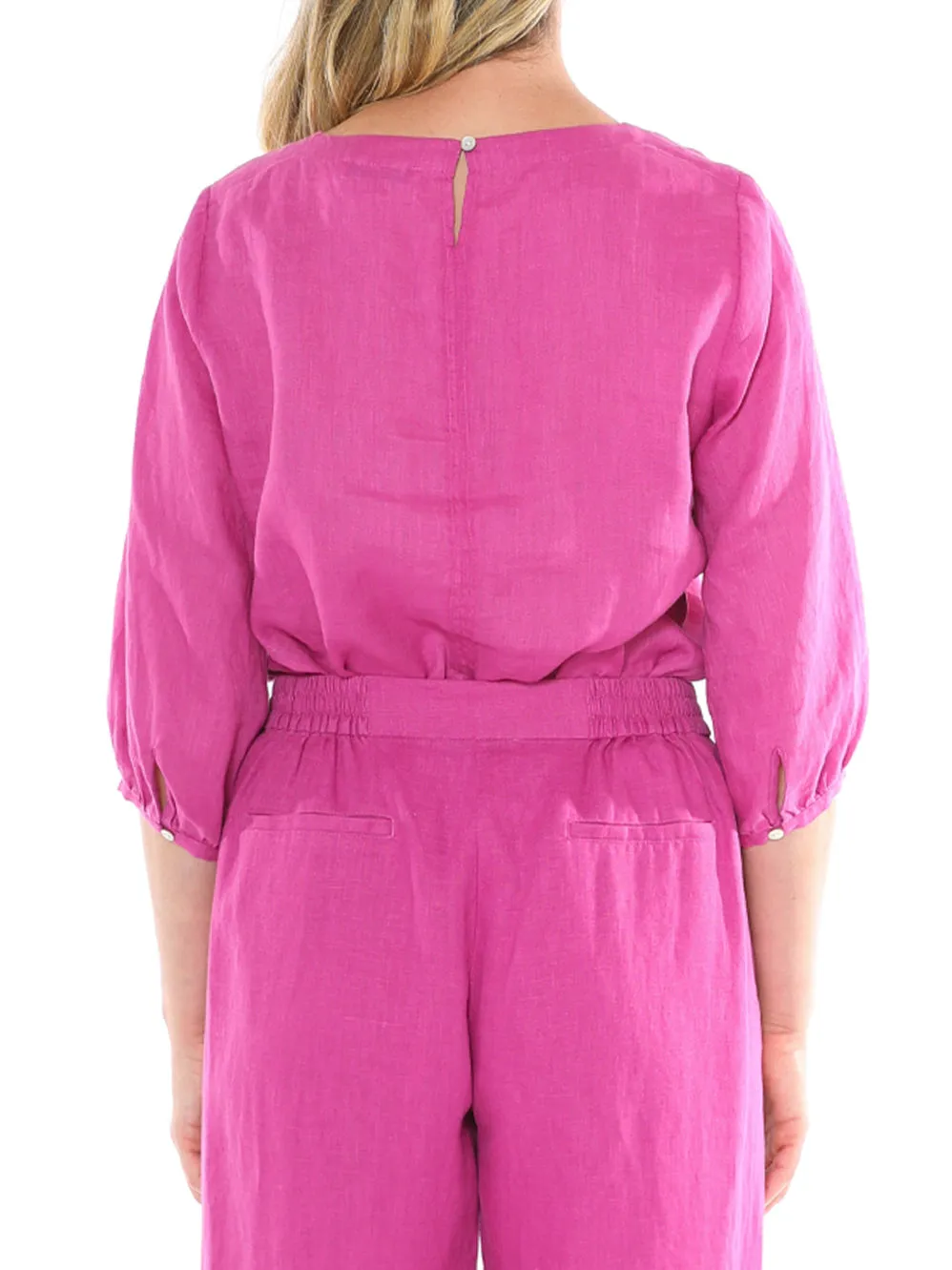 JUMP GATHERED SLEEVE TOP sold by ENNI product image thumbnail 3