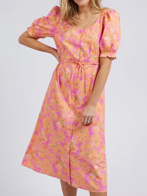 ELM FUCHSIA FLORAL DRESS sold by ENNI