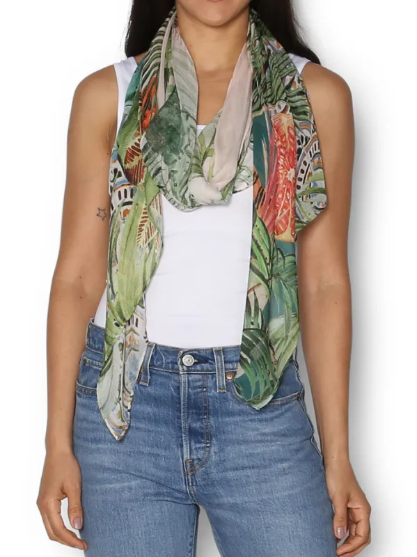 THE ARTISTS LABEL SECRET JUNGLE SCARF sold by ENNI