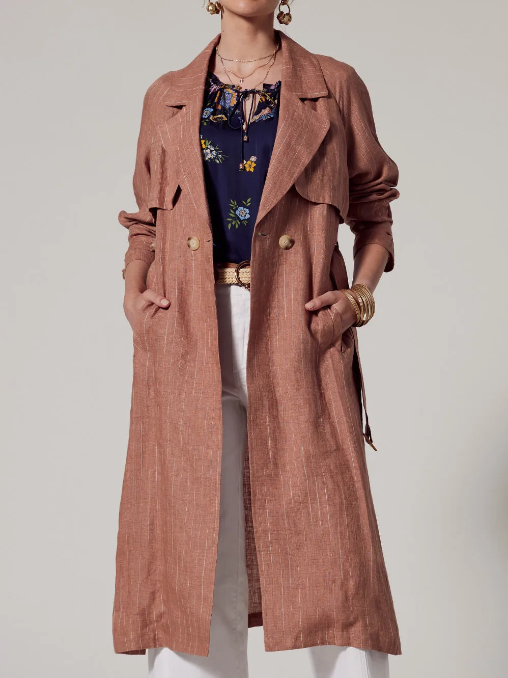 LOOBIE'S STORY CHIANTI TRENCH COAT sold by ENNI