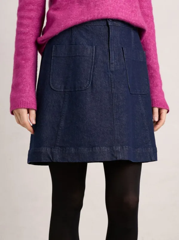 SEASALT ROLLING SANDS DENIM SKIRT sold by ENNI