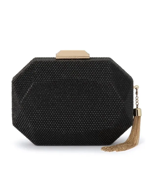 OLGA BERG TILLY CLUTCH WITH TASSEL sold by ENNI